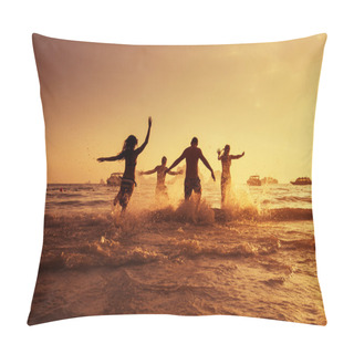 Personality  Young Friends Jumping Pillow Covers