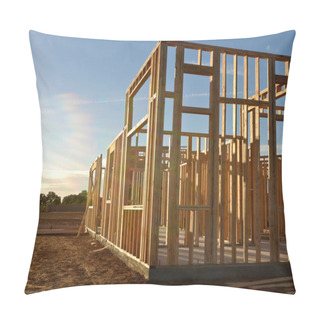 Personality  Construction Site At Dusk Pillow Covers