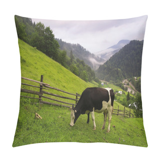 Personality  Cow On  Hill Pillow Covers
