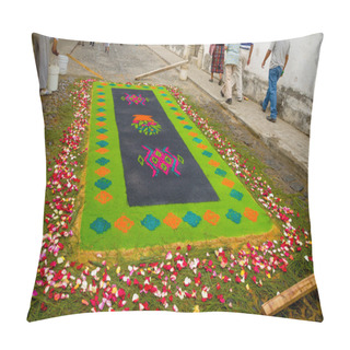 Personality  Easter Carpets In Antigua Guatemala Pillow Covers