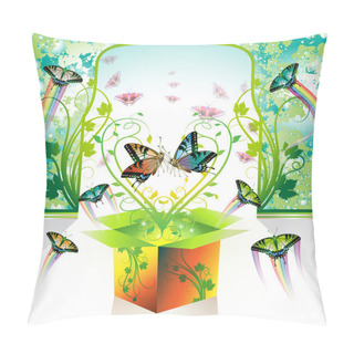 Personality  Love With Butterflies Pillow Covers