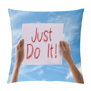 Personality  Just Do It Card Pillow Covers