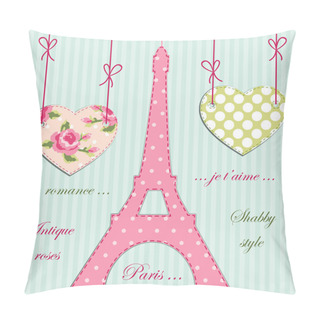 Personality  Retro Valentines Day Card 6 Pillow Covers