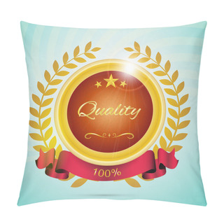 Personality  Best Choice Label. Vector Illustration Pillow Covers