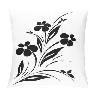 Personality  Vector Flower Pattern On White Background Pillow Covers