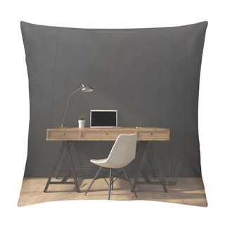 Personality  The Stylish Interior Of Home Office Pillow Covers
