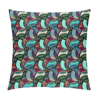 Personality  Abstract Geometric Colorful Pattern Vector Illustration Pillow Covers