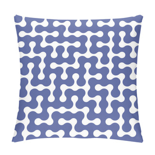 Personality  Maze. Vector Illustration. Pillow Covers