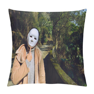 Personality  She Is Masked Pillow Covers