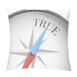 Personality  Compass True Pillow Covers