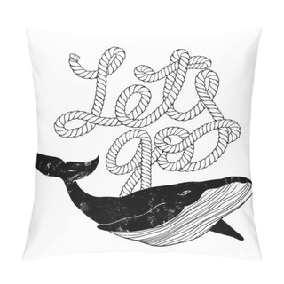 Personality  Poster With Whale Pillow Covers