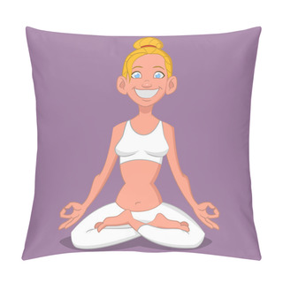 Personality  Yogi Girl Pillow Covers