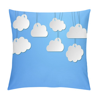 Personality  Clouds Background Pillow Covers