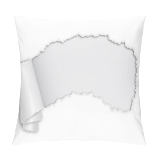 Personality  Gaping Paper With Text Space Pillow Covers