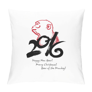 Personality  2016 New Year Card Pillow Covers