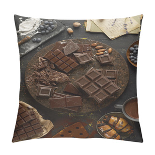 Personality  Rustic Homemade Chocolate Pillow Covers