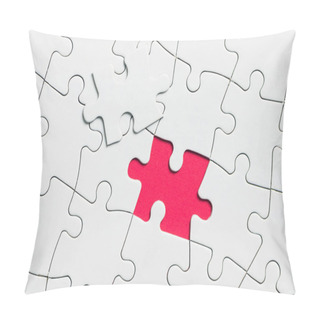 Personality  Last Piece Of White Puzzle To Complete A Mission Pillow Covers
