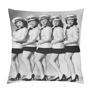 Personality  Portrait Of Dancers In Costume Pillow Covers