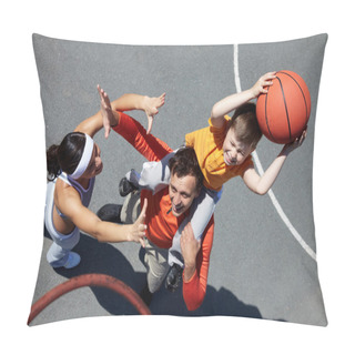 Personality  Family Of Basketball Players Pillow Covers