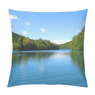Personality  Idyllic Mountain Lake Pillow Covers