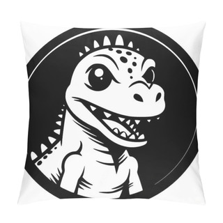 Personality  Dino - High Quality Vector Logo - Vector Illustration Ideal For T-shirt Graphic Pillow Covers