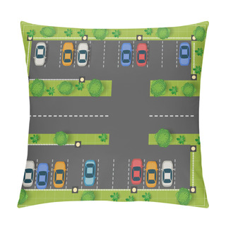 Personality  Car Parking Pillow Covers