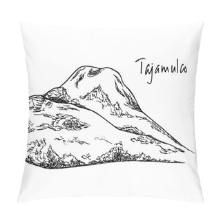 Personality  Hand Drawn Mountain Peak Pillow Covers
