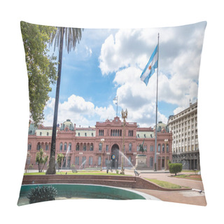 Personality  Casa Rosada (Pink House), Argentinian Presidential Palace - Buenos Aires, Argentina Pillow Covers
