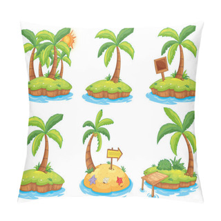 Personality  Islands With Different Signs Pillow Covers