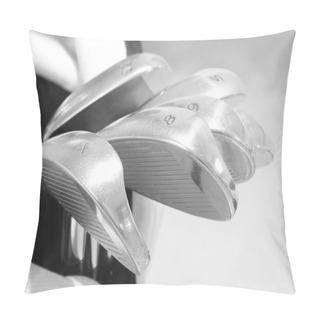 Personality  Closeup Golf Putter Head Pillow Covers