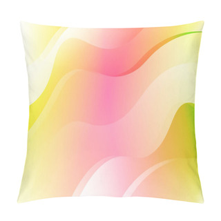 Personality  Blurred Decorative Design In Abstract Style With Wave, Curve Lines. For Elegant Pattern Cover Book. Vector Illustration With Color Gradient. Pillow Covers