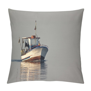 Personality  Fishing Boat Pillow Covers