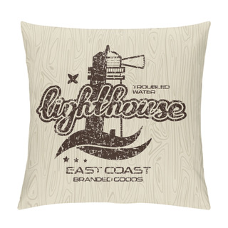Personality  Lighthouse Emblem  For T-shirt  Pillow Covers