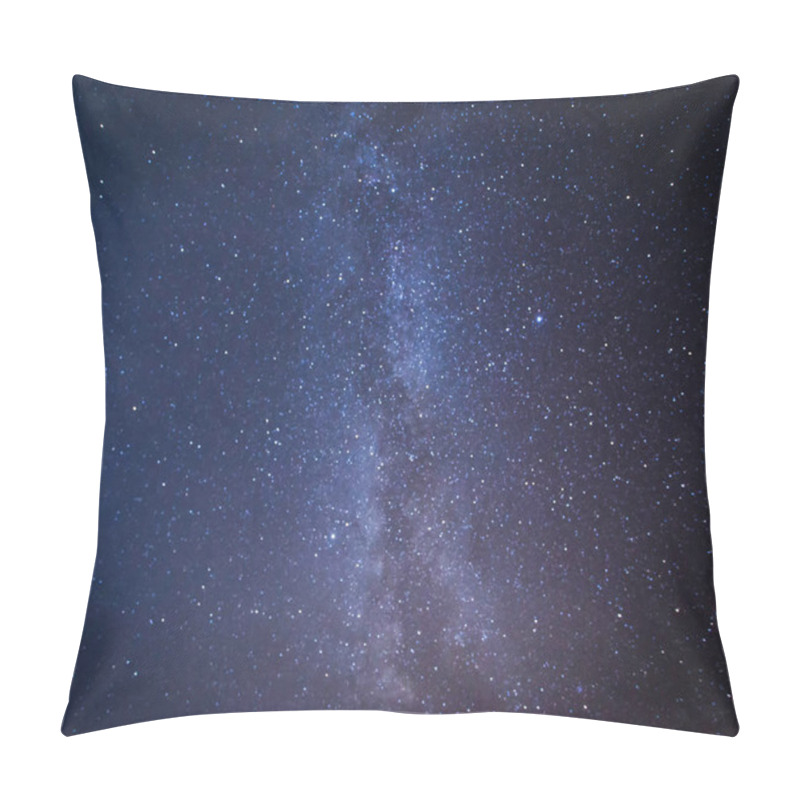 Personality  Milky way galaxy with stars and space dust in the universe, Long exposure photograph,with grain pillow covers