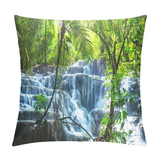 Personality  Waterfall In Mexico Pillow Covers