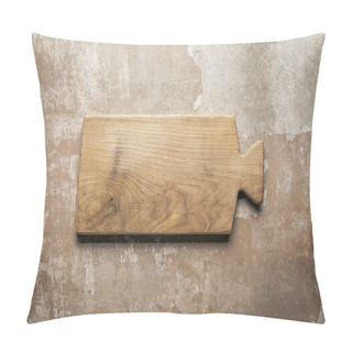 Personality  Wooden Board On Rustic Background With Copy Space Pillow Covers