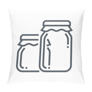 Personality  Jar Theme Icon Pillow Covers