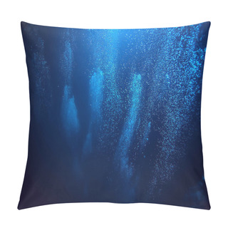 Personality  Bubbles Air Under Water Ocean Background Diving Nature Abstract Background Underwater Pillow Covers