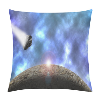 Personality  Asteroid Coming To Hit Planet Pillow Covers