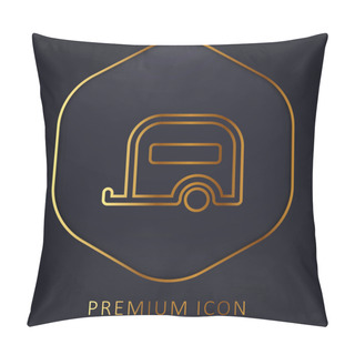 Personality  Big Caravan Golden Line Premium Logo Or Icon Pillow Covers