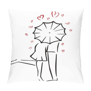 Personality  Couple In Love Pillow Covers