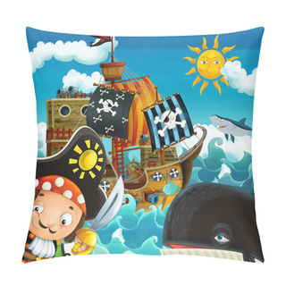 Personality  The Pirates And The Ships Pillow Covers
