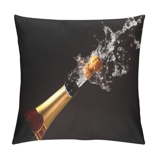 Personality  Champagne Bottle With Shotting Cork Pillow Covers