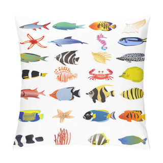 Personality Collection Of Marine Animals Pillow Covers
