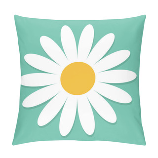Personality  White Daisy Chamomile Pillow Covers