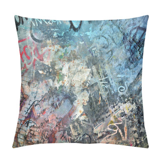 Personality  Grunge Colorful Background, Graffiti Wall Pillow Covers