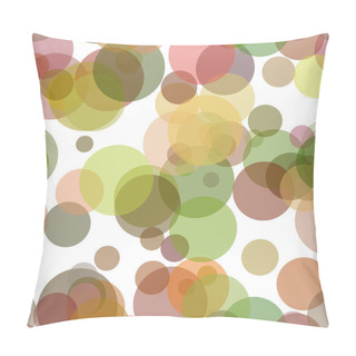 Personality  Repeating Abstract Geometrical Dot Background Pattern - Vector Design From Circles With Opacity Effect Pillow Covers