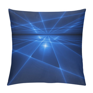 Personality  Abstract Background. Blue Palette. Pillow Covers