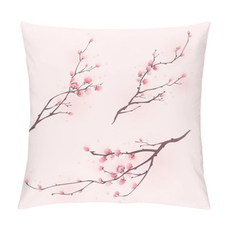 Personality  Blossoming Cherry Branches Pillow Covers