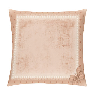 Personality  Elegance Card With Lace Pillow Covers